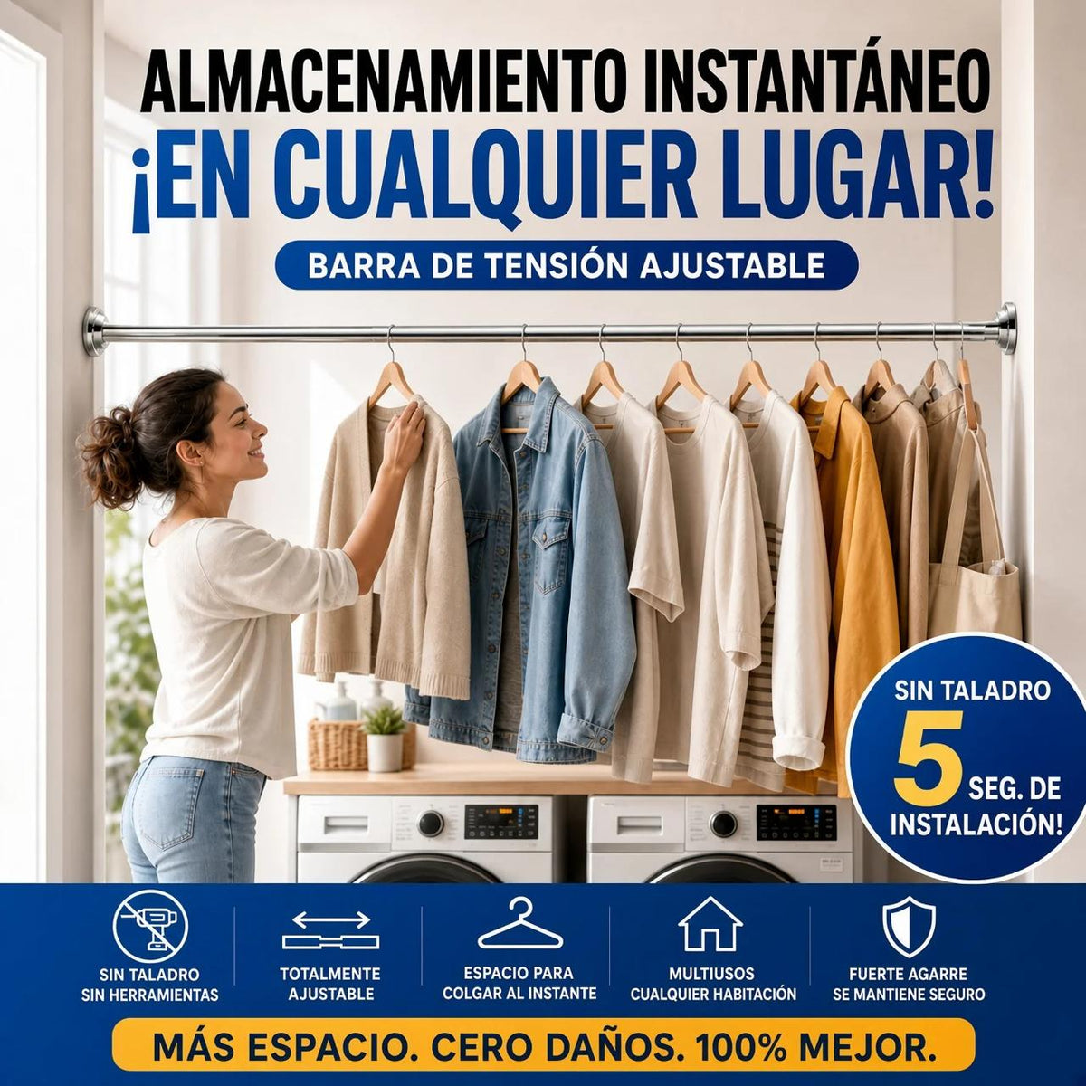SPACELOCK™ — Tendedero Extensible